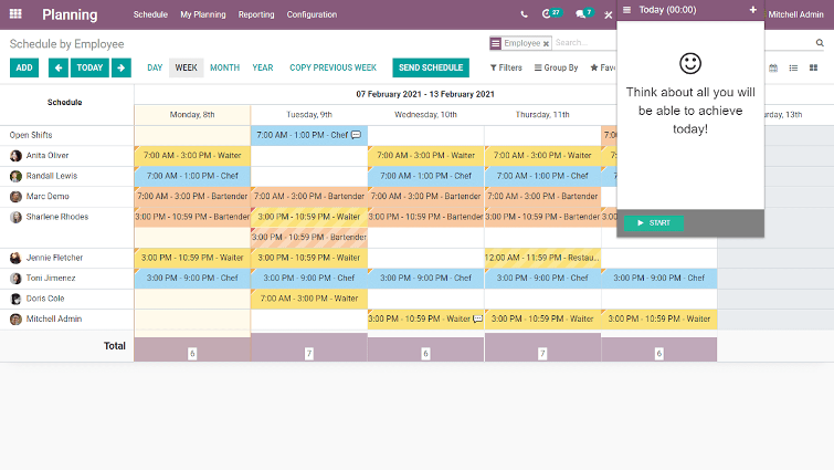 <span style="">
<font class="text-o-color-2">Odoo - تطبيق الجدول الزمني</font></span><br/> Forecast needs & resources