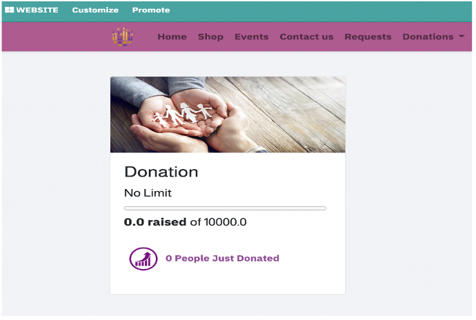 Donations Management odoo