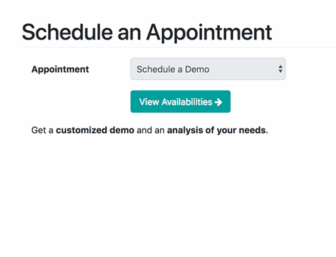 Online Appointments odoo